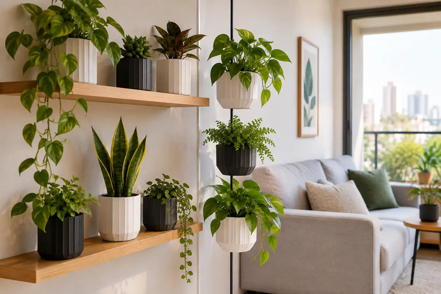 Como organizar plantas em apartamento pequeno