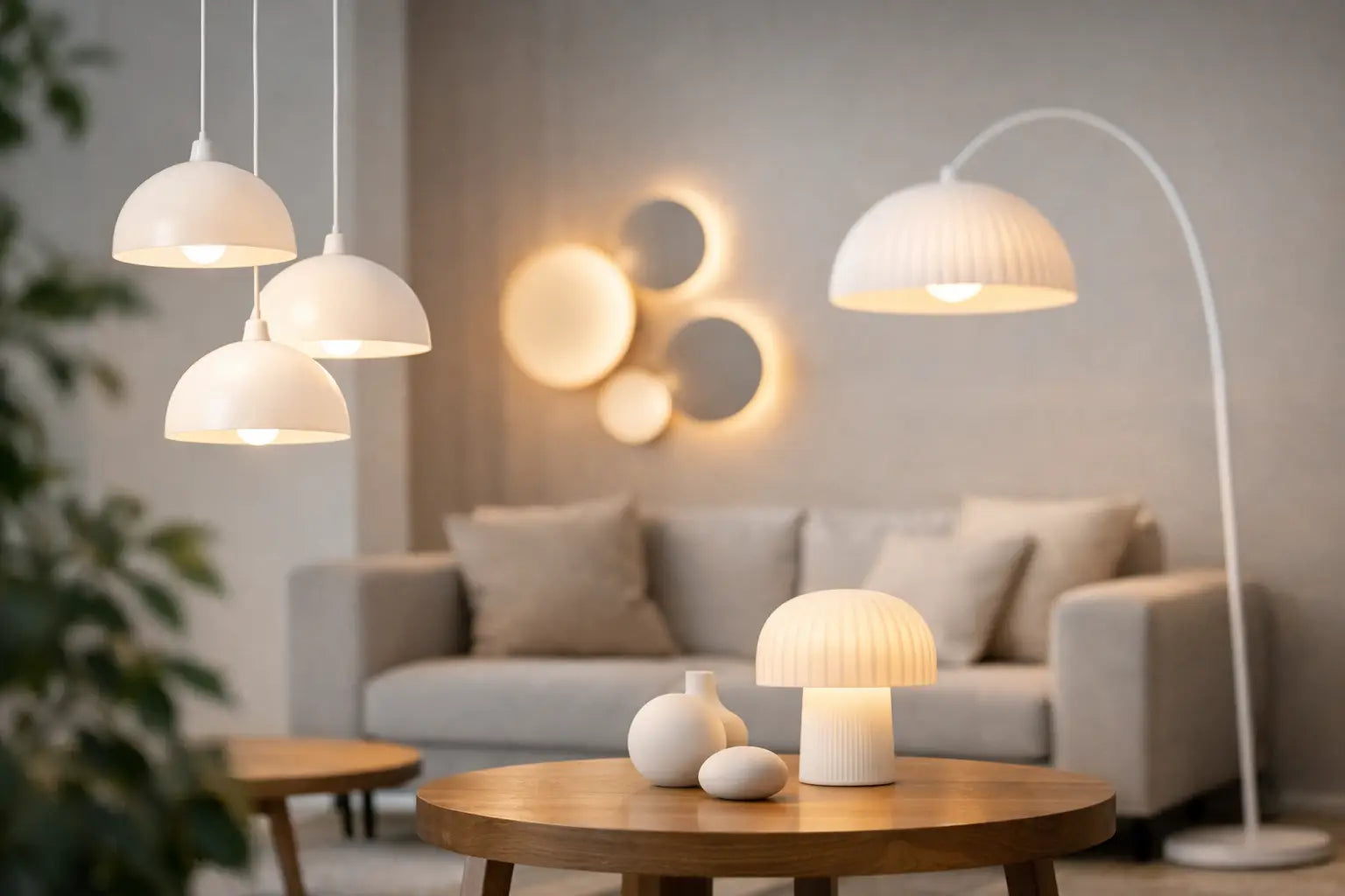 Iluminação decorativa moderna sem erro
