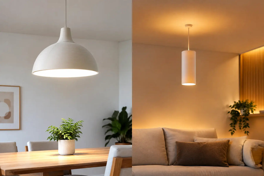Luminária direta ou indireta para cada ambiente
