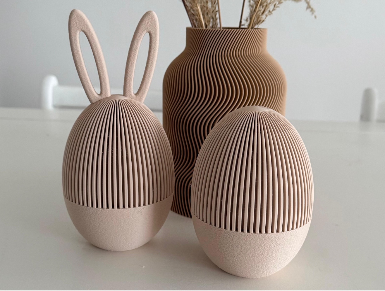 Duo Box Japandi para Ovos de Páscoa e Decoração