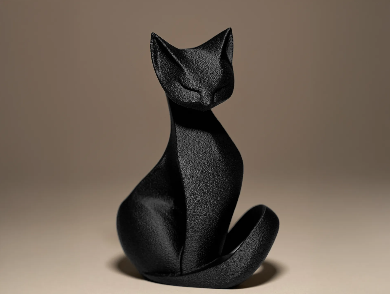 Escultura Decorativa Gato