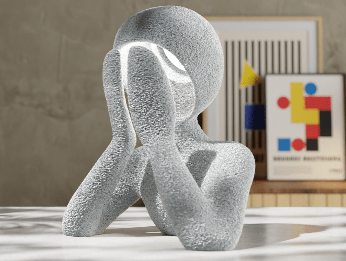 Abajur “Nobody Lamp” – Escultura de Luz Moderna - Criativalia