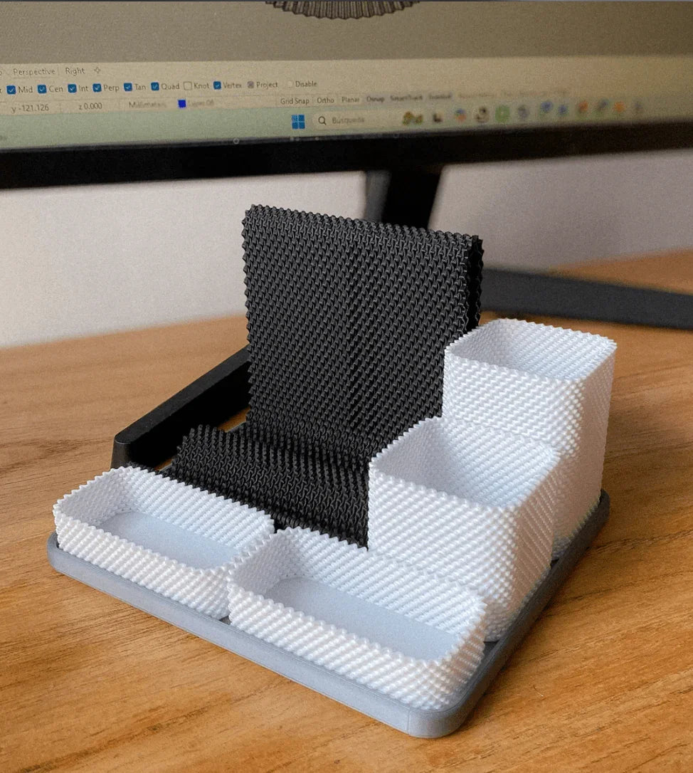 Coregrid | Suporte de Celular e Organizador de Mesa com Design Modular e Exclusivo - Criativalia