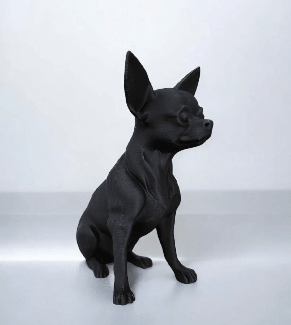 Escultura Chihuahua Minimalista - Criativalia