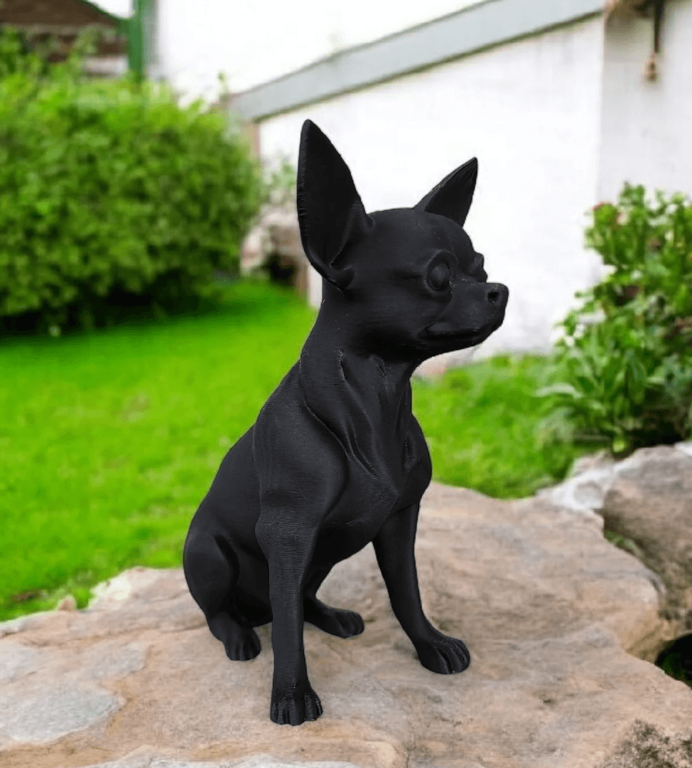 Escultura Chihuahua Minimalista - Criativalia