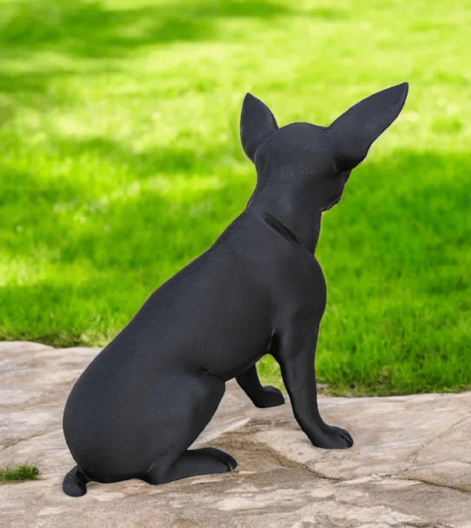 Escultura Chihuahua Minimalista - Criativalia