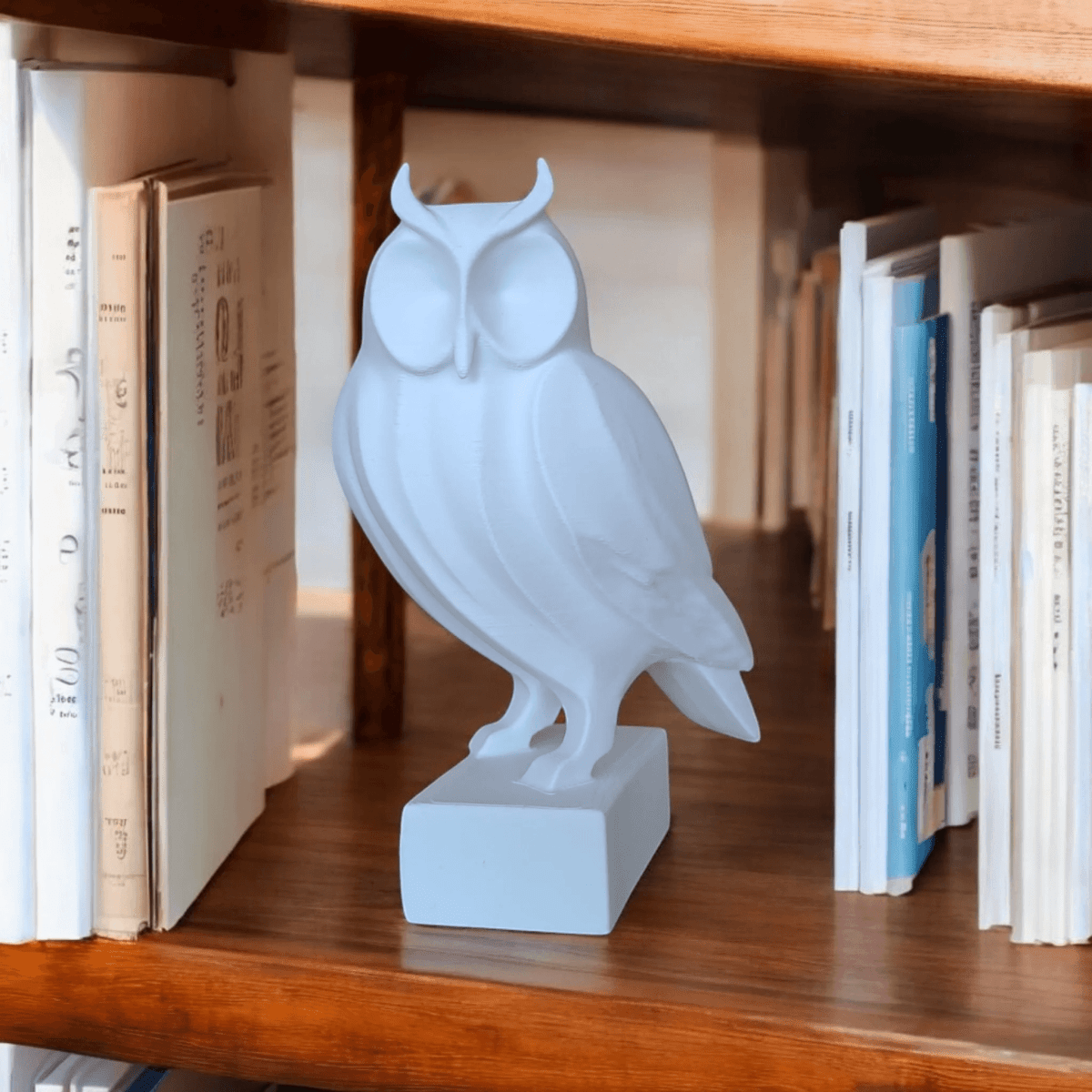 Escultura Coruja Minimalista - Criativalia
