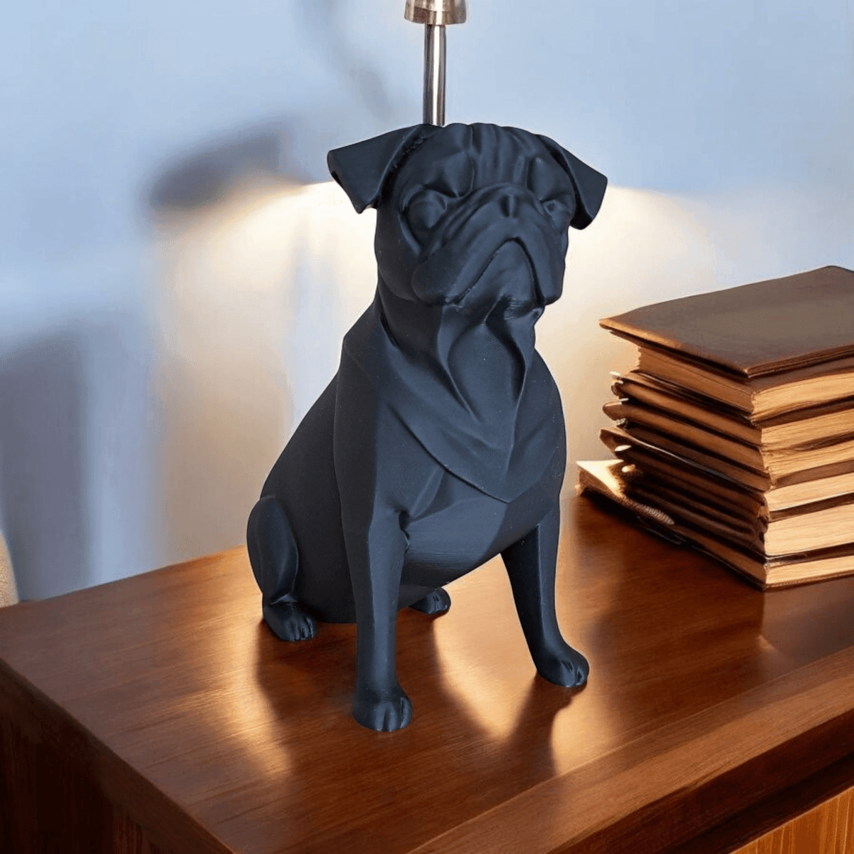 Escultura Pug Minimalista - Criativalia