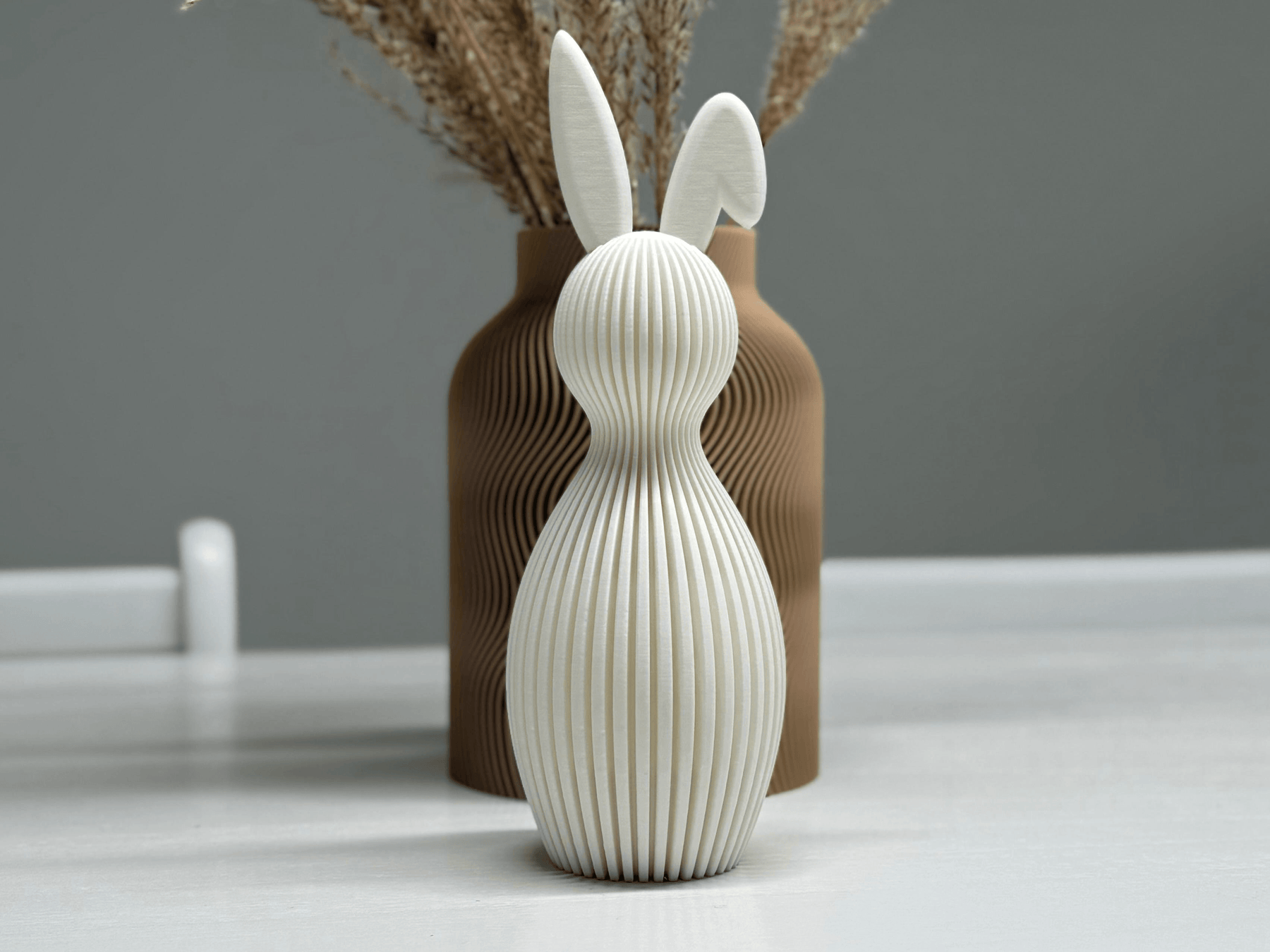 Trio de Coelhos de Páscoa Decorativos