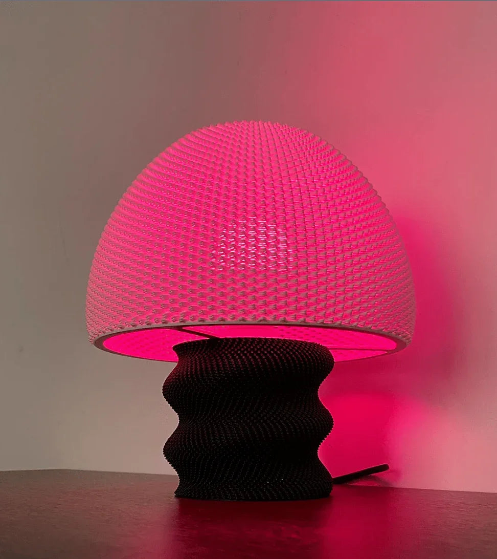 Luminária de Mesa Musho – Design Orgânico e Atmosfera Aconchegante - Criativalia