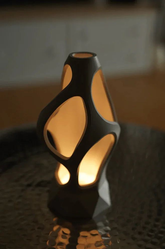 Luminária Luma Flux – Design Escultural, Luz Aconchegante - Criativalia