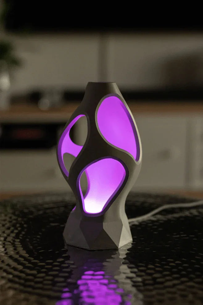 Luminária Luma Flux – Design Escultural, Luz Aconchegante - Criativalia