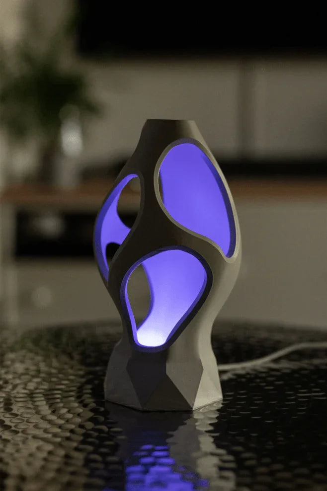 Luminária Luma Flux – Design Escultural, Luz Aconchegante - Criativalia