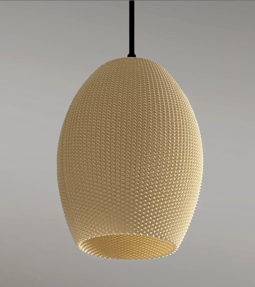 Luminária Pendente Ovo – Design Orgânico para Iluminação de Ambientes Acolhedores - Criativalia