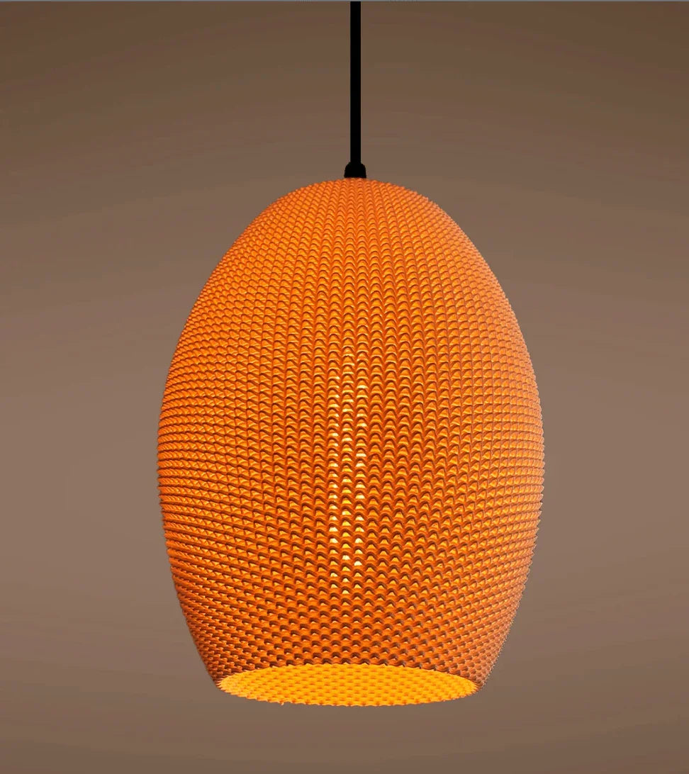 Luminária Pendente Ovo – Design Orgânico para Iluminação de Ambientes Acolhedores - Criativalia