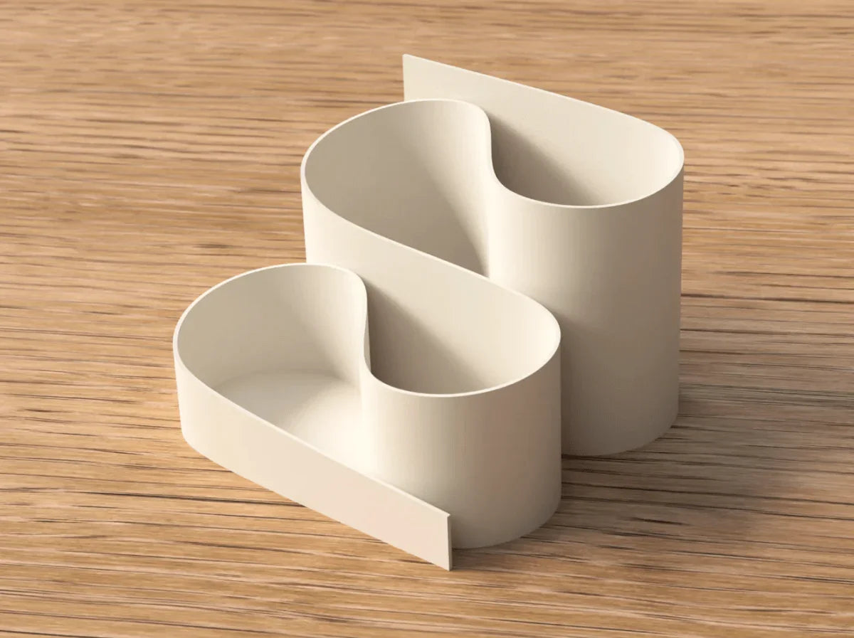 Organizador de Mesa Multifuncional – Organização Inteligente com Design Sustentável - Criativalia