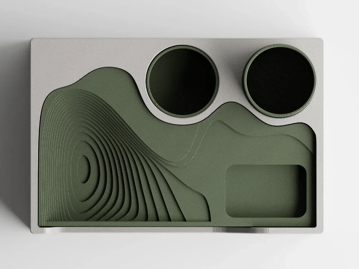 Organizador de Mesa Stepped – Design Exclusivo e Produção Sustentável - Criativalia