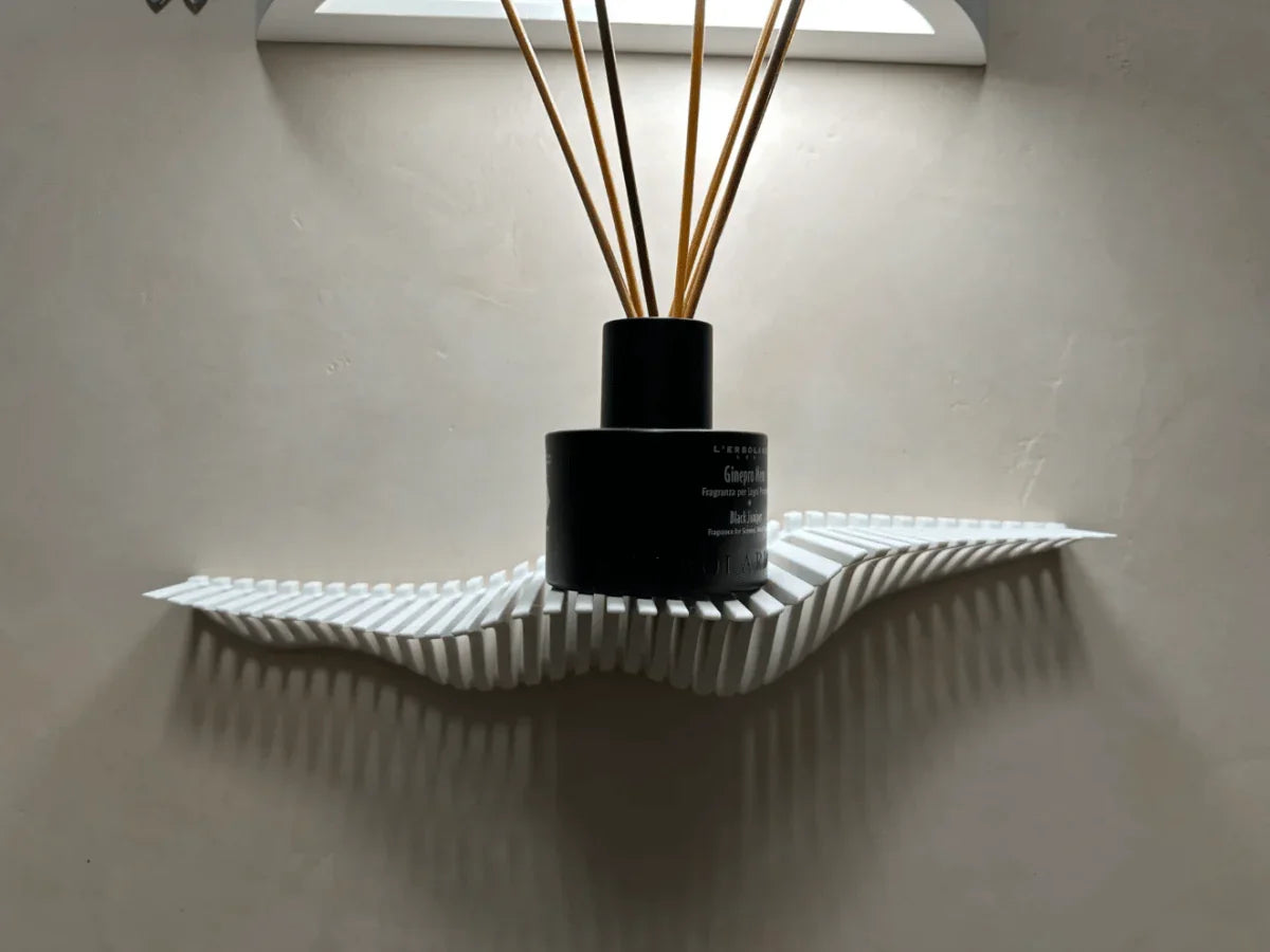 Prateleira Ondina II - Design Orgânico com Elegância Contemporânea - Criativalia