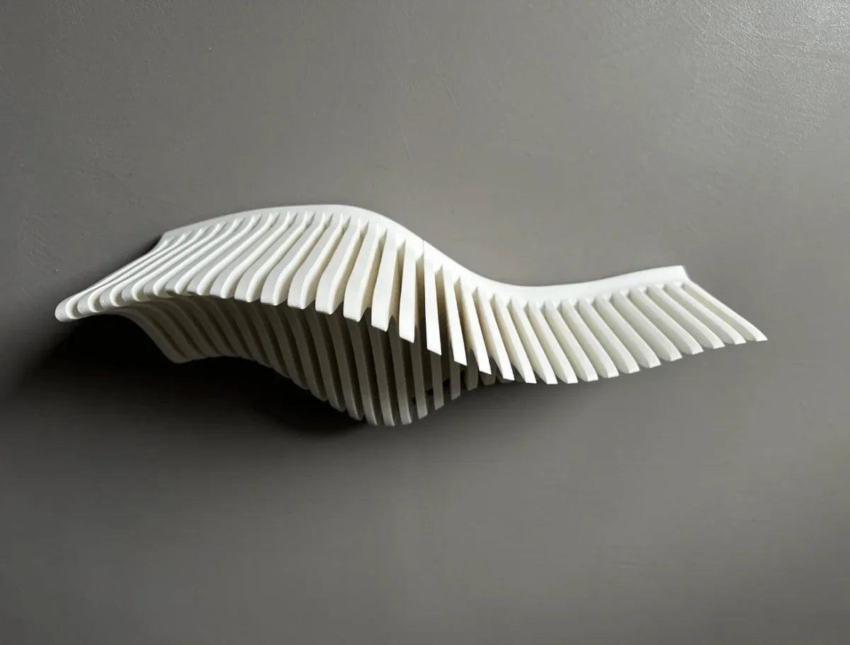 Prateleira Ondina III – Impacto Escultural com Design Orgânico - Criativalia