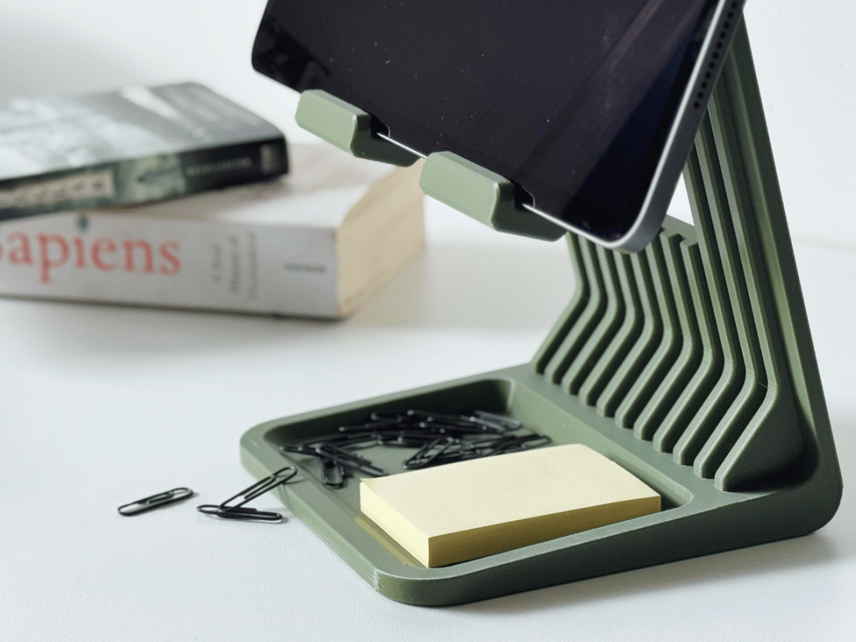 Suporte Elevado para Tablet LAMEL– Para iPad e Tablet com Bandeja - Criativalia