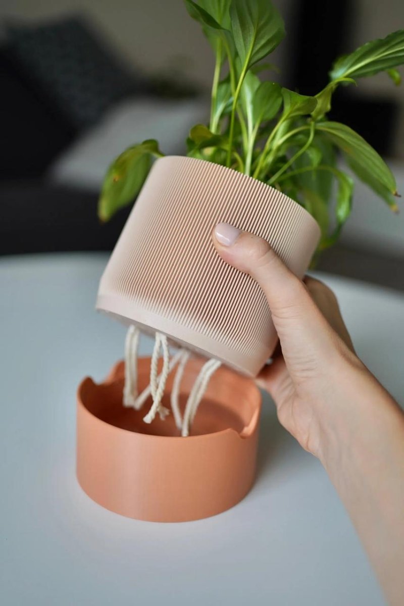 Vaso Autoirrigável RIB | Design Sustentável e Artesanal - Criativalia