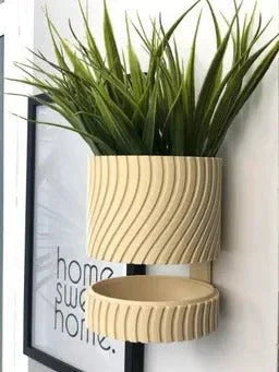 Vaso de Parede Decorativo Wavey – Design Moderno e Sustentável - Criativalia