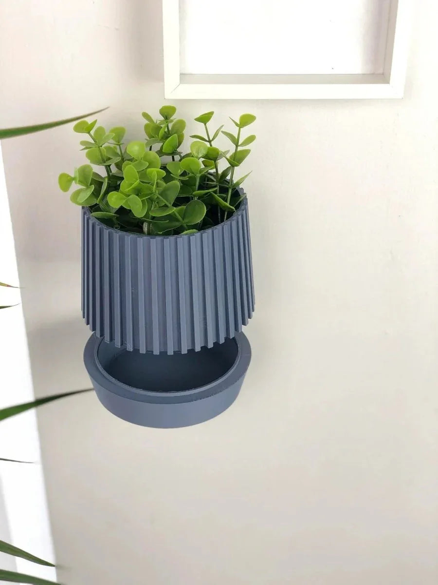 Vaso de Parede Vertical Lines – Estilo Minimalista com Funcionalidade - Criativalia