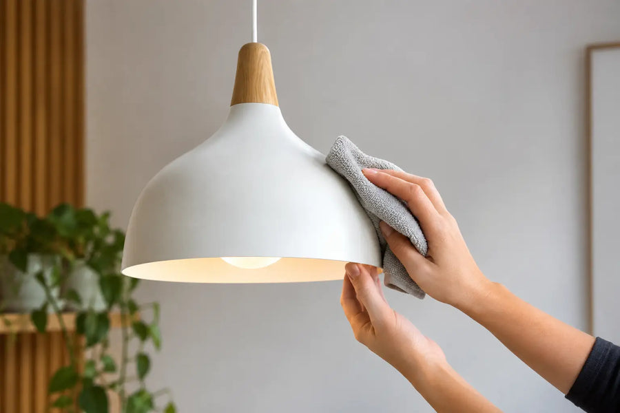 Como limpar luminária pendente sem perder o acabamento