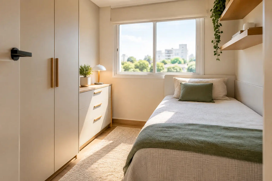 Quarto pequeno bem iluminado: 7 escolhas certas