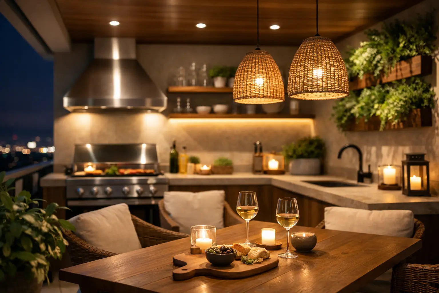 Iluminação para varanda gourmet sem erros