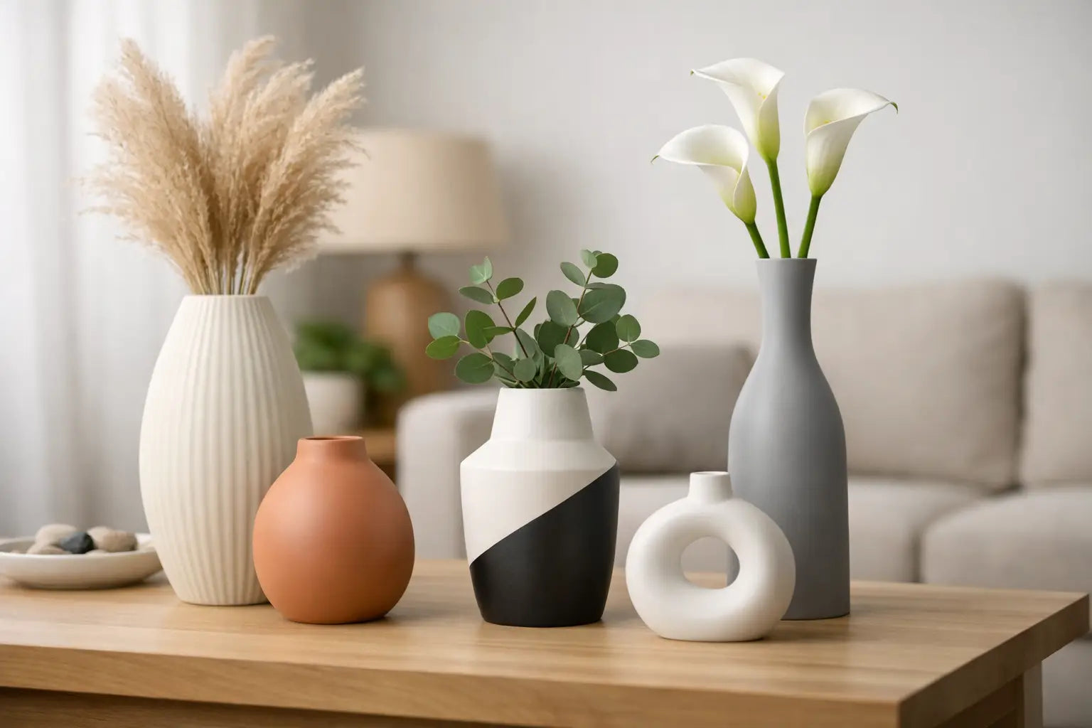 Vasos decorativos modernos para renovar a casa
