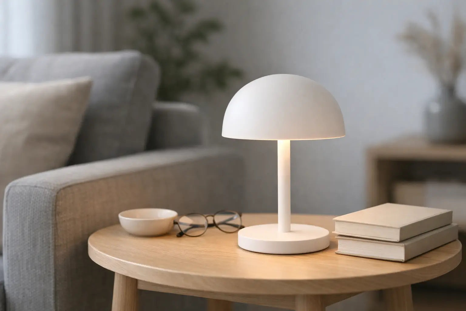 Abajur minimalista para mesa lateral: como escolher