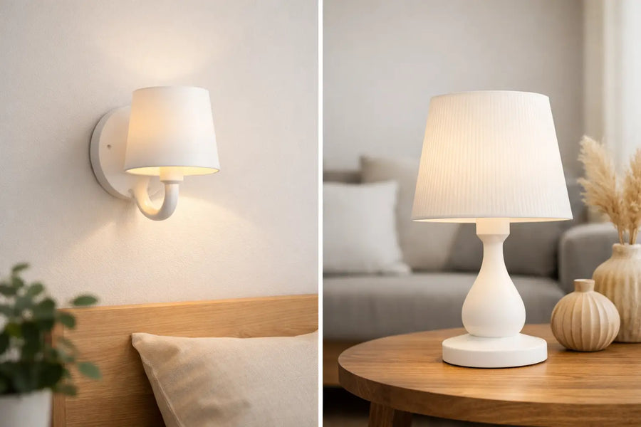 Arandela ou abajur decorativo para cada ambiente
