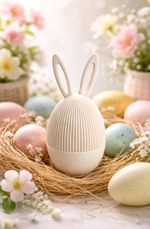 Duo Box Japandi para Ovos de Páscoa e Decoração