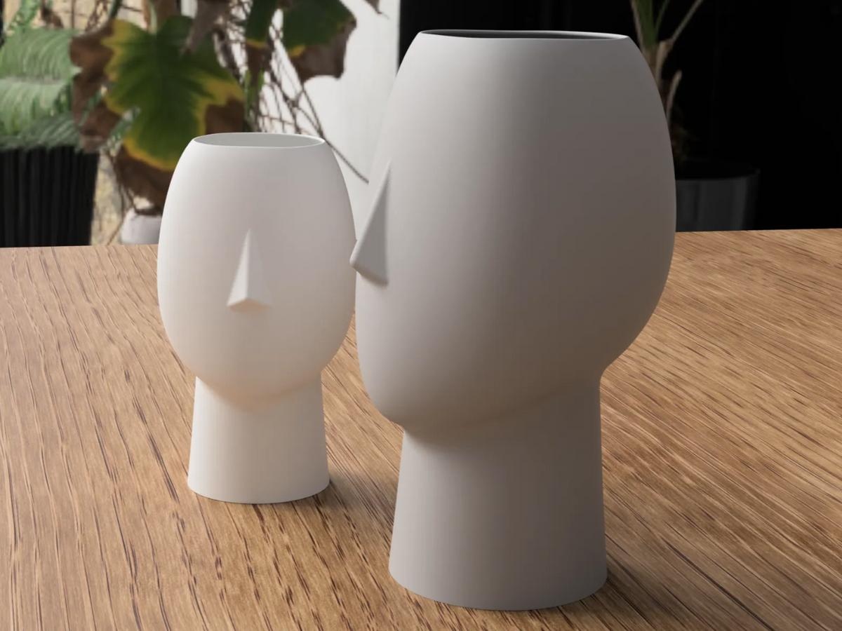 Face Vase - Vaso decorativo e para plantas