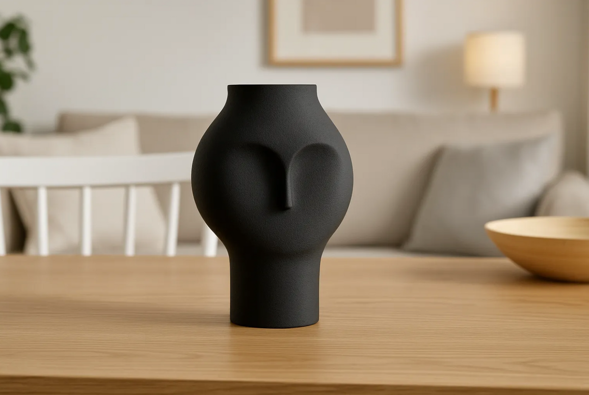 Vaso de Plantas Modern Face