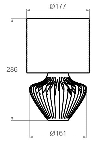 Luminária de Mesa Cleo - Abajur