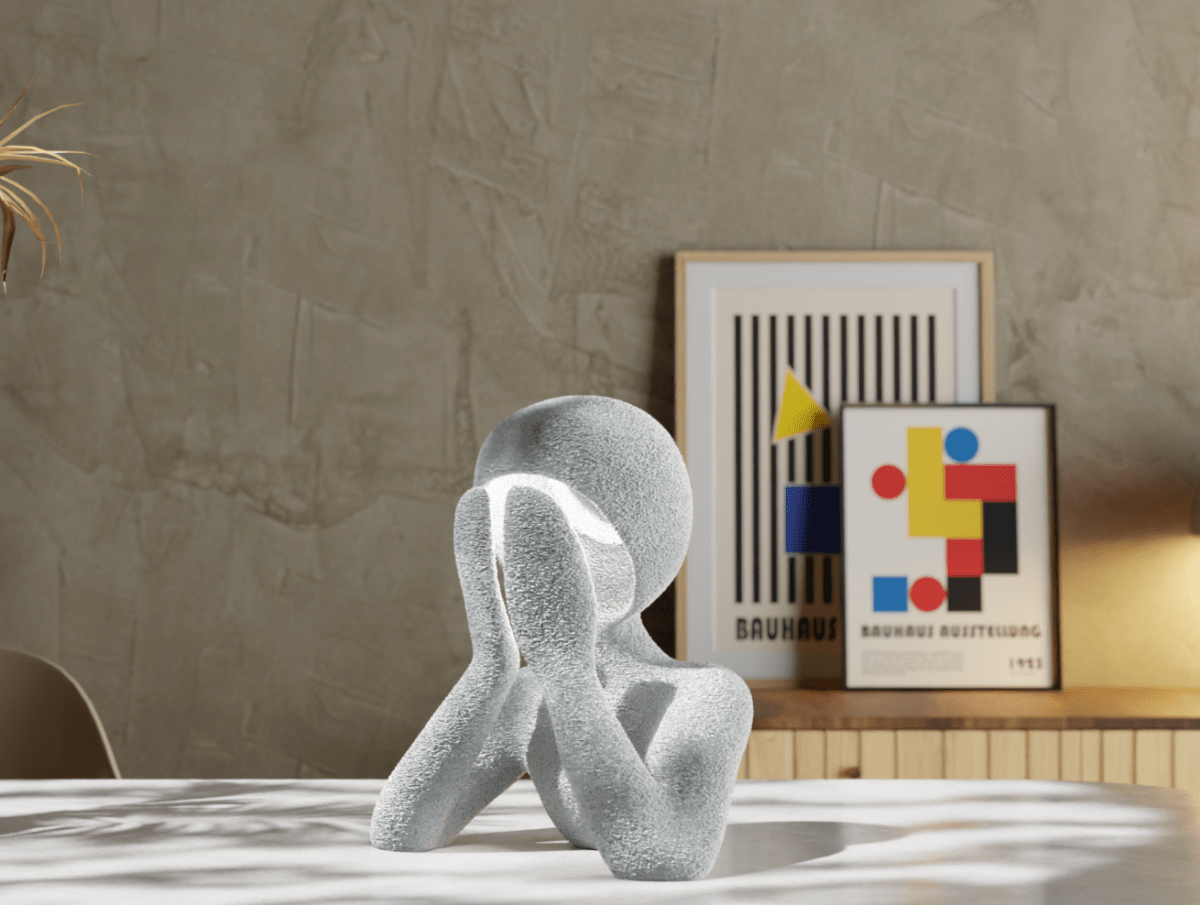 Abajur “Nobody Lamp” – Escultura de Luz Moderna - Criativalia