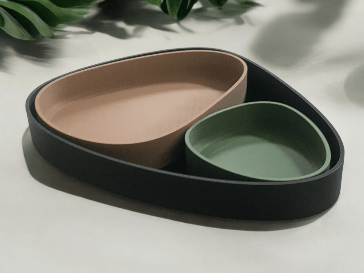 Bandeja Orgânica – Design Multifuncional - Criativalia