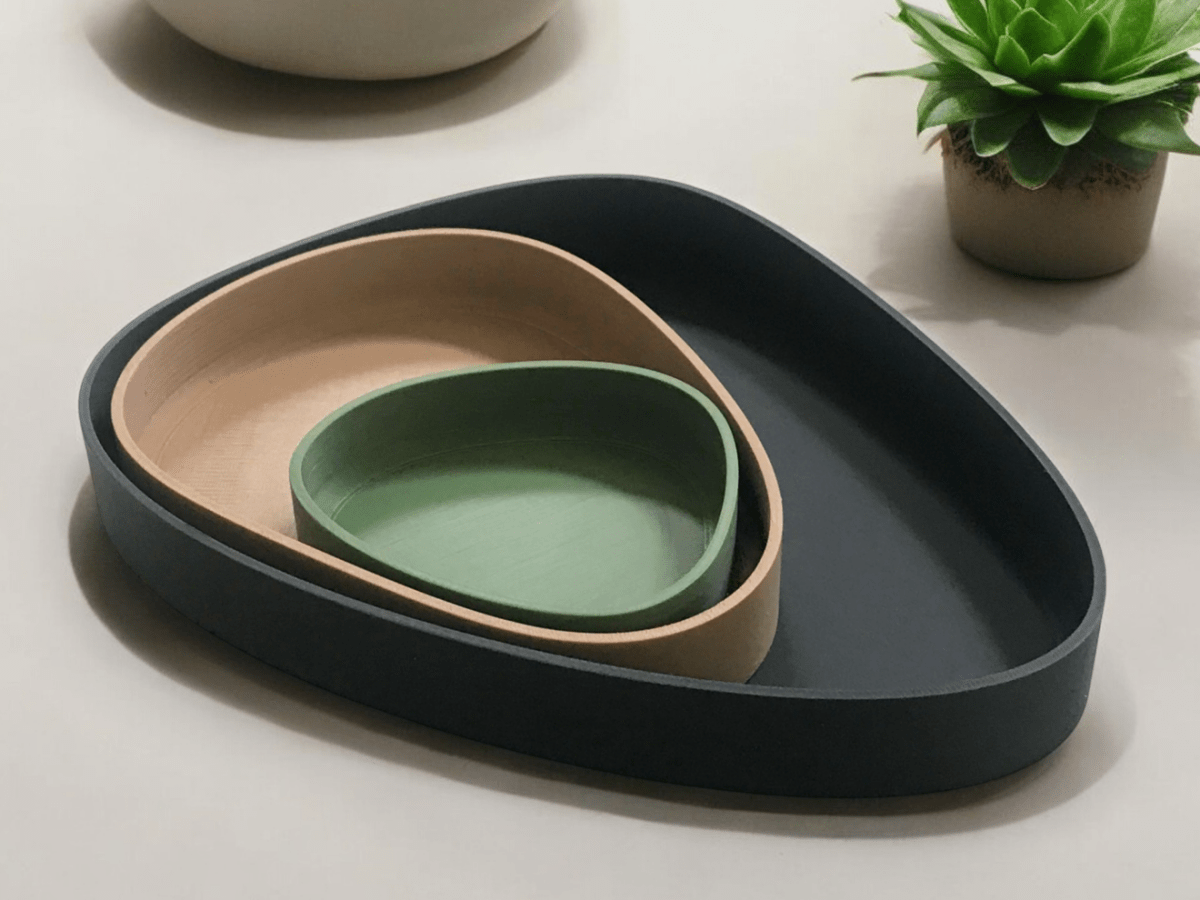 Bandeja Orgânica – Design Multifuncional - Criativalia