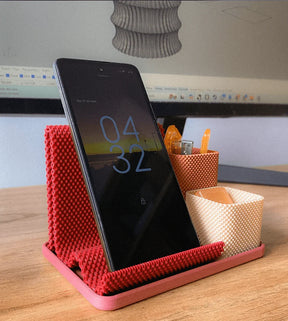 Coregrid | Suporte de Celular e Organizador de Mesa com Design Modular e Exclusivo - Criativalia