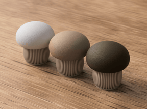 Decoração Cogumelo Japandi – Decorativo Compacto e Funcional - Criativalia