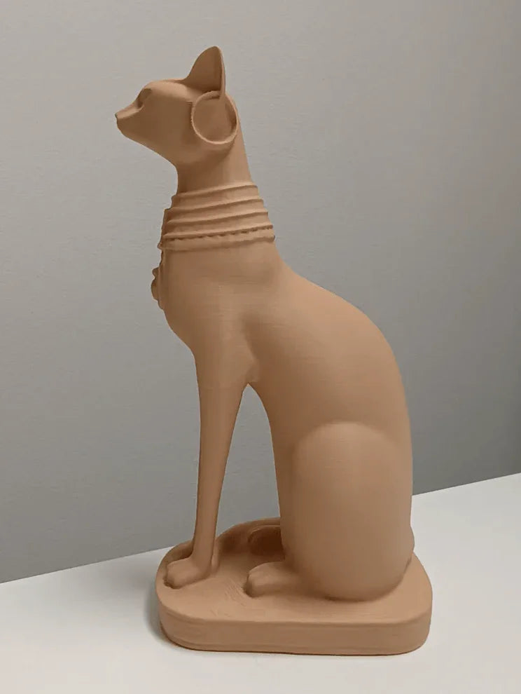 Escultura Gato Egípcio - Criativalia
