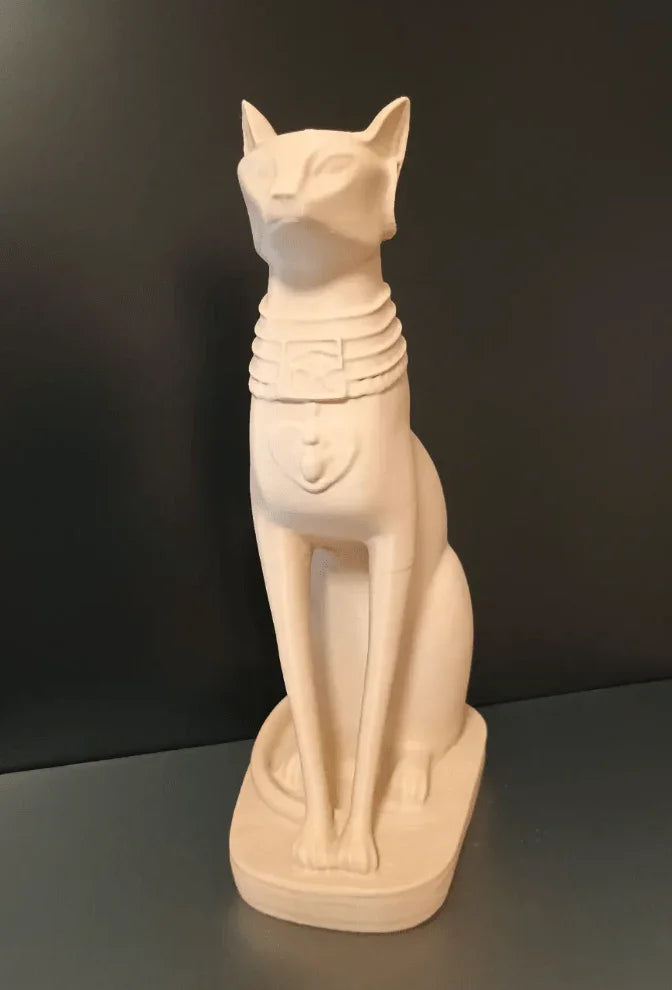 Escultura Gato Egípcio - Criativalia