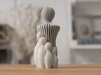 Escultura Laço de Família – Pai com 1 a 4 Filhos - Criativalia