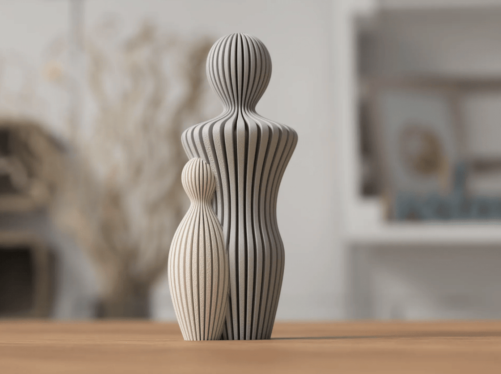 Escultura Laço de Família – Pai com 1 a 4 Filhos - Criativalia