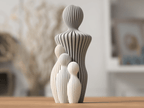Escultura Laço de Família – Pai com 1 a 4 Filhos - Criativalia