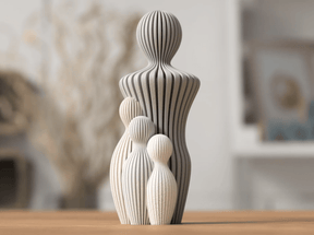 Escultura Laço de Família – Pai com 1 a 4 Filhos - Criativalia