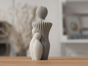 Escultura Laço de Família – Pai com 1 a 4 Filhos - Criativalia