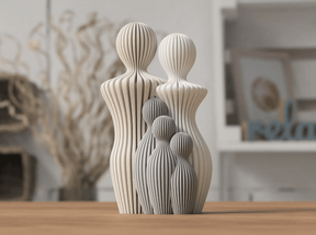 Escultura “Laço de Família” – Pais com até 4 Filhos - Criativalia
